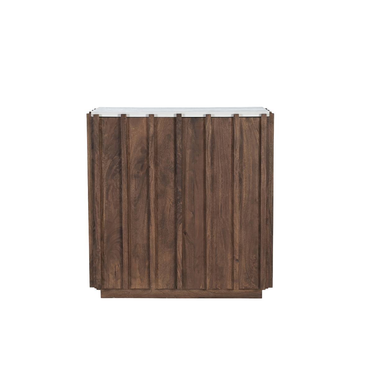 Buffet haut en bois de manguier LILITH bois foncé, MADE IN MEUBLES