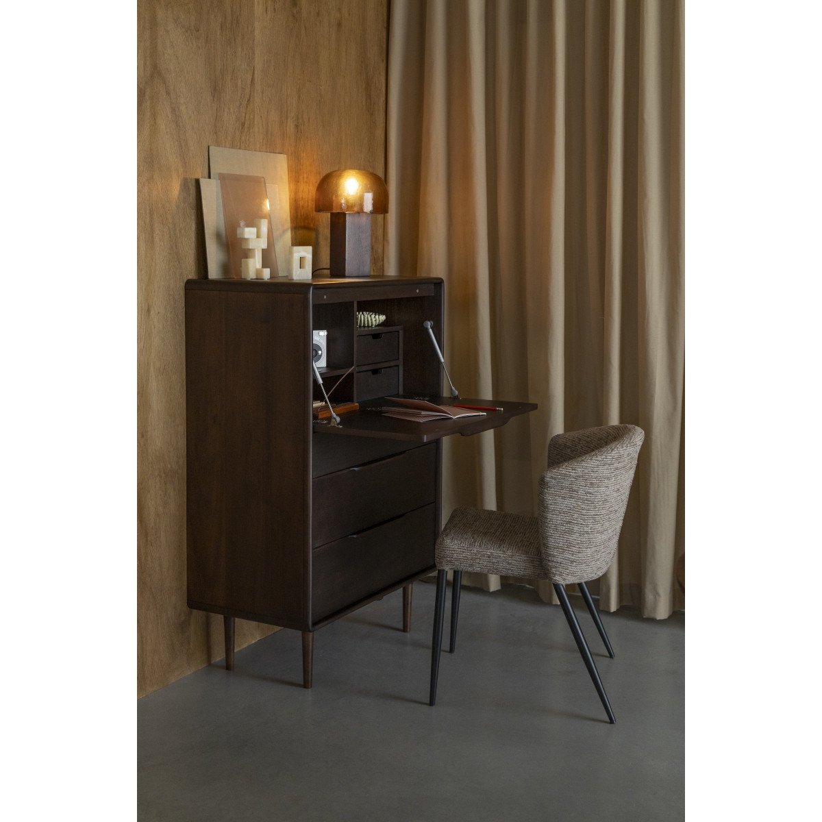 Armoire en bois, ELROY marron, DUTCHBONE