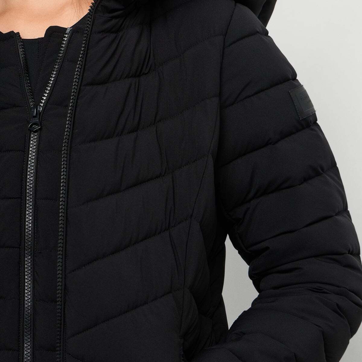 Doudoune Matelassée Imperméable noir, PEPE JEANS
