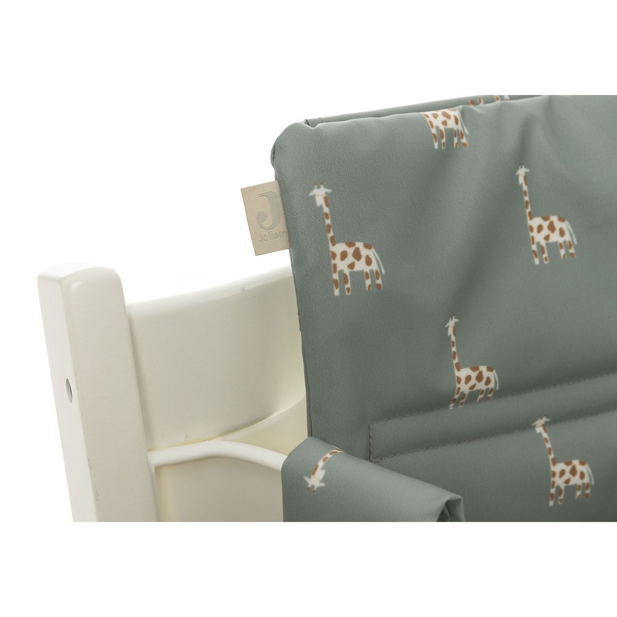 Assise pour chaise haute Stokke vert, beige, JOLLEIN