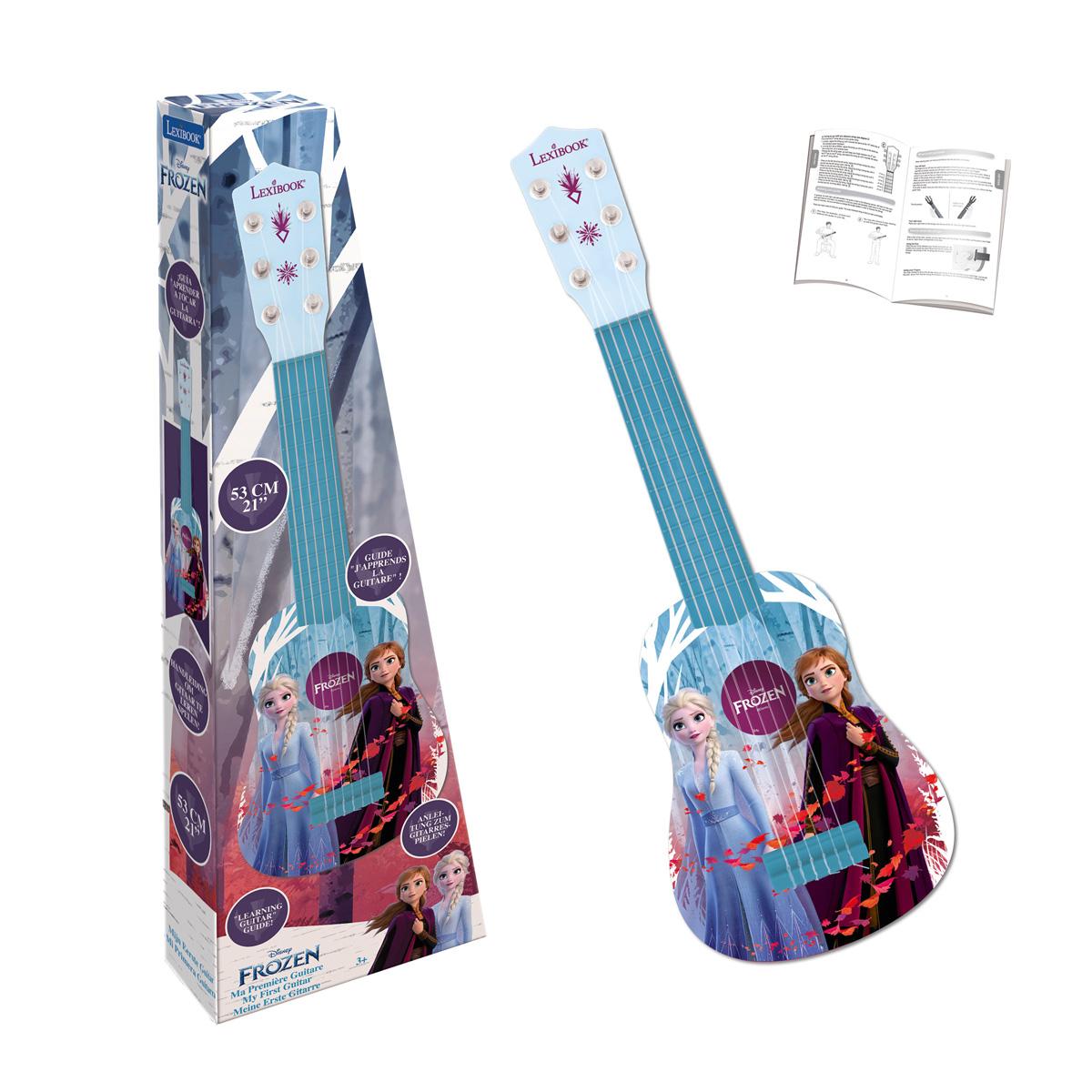 Ma Première Guitare Reine des Neiges bleu, LEXIBOOK