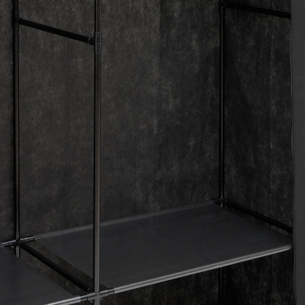 Penderie rectangulaire DRESSY noir, 5FIVE SIMPLY SMART