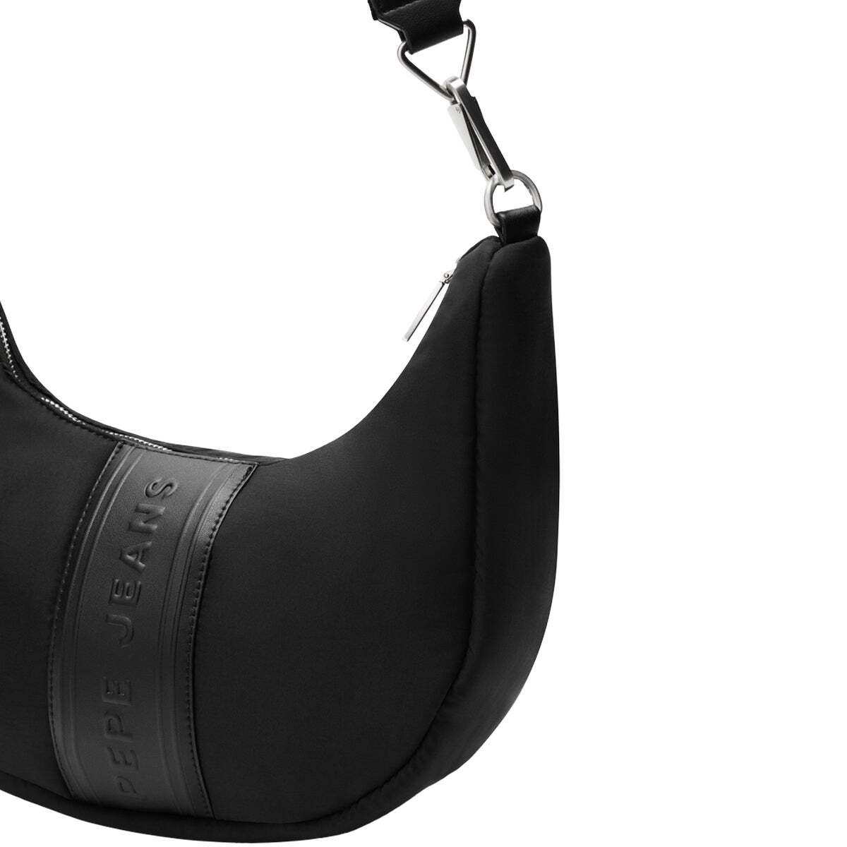 Sac Demi-Lune Avec Fermeture Éclair noir, PEPE JEANS