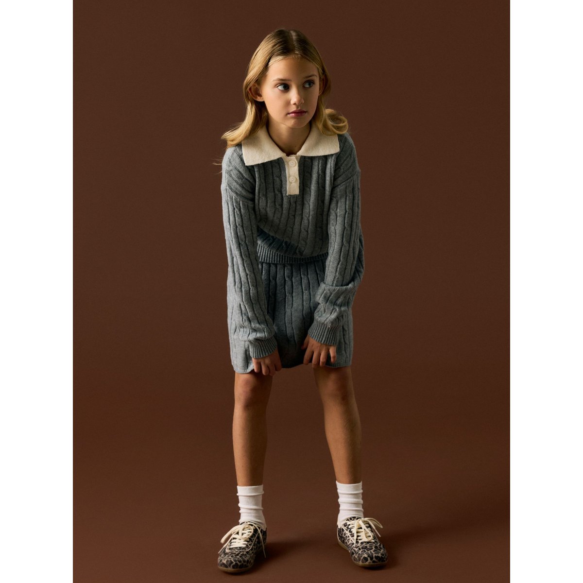 Pullover gris - grey melange1, NAME IT