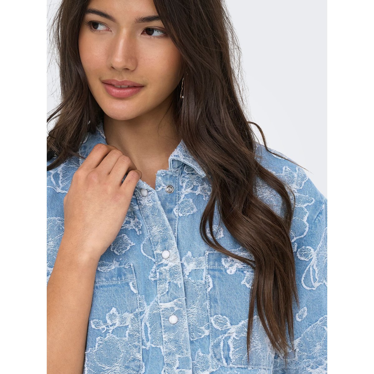 Chemise En Denim light blue denim, ONLY
