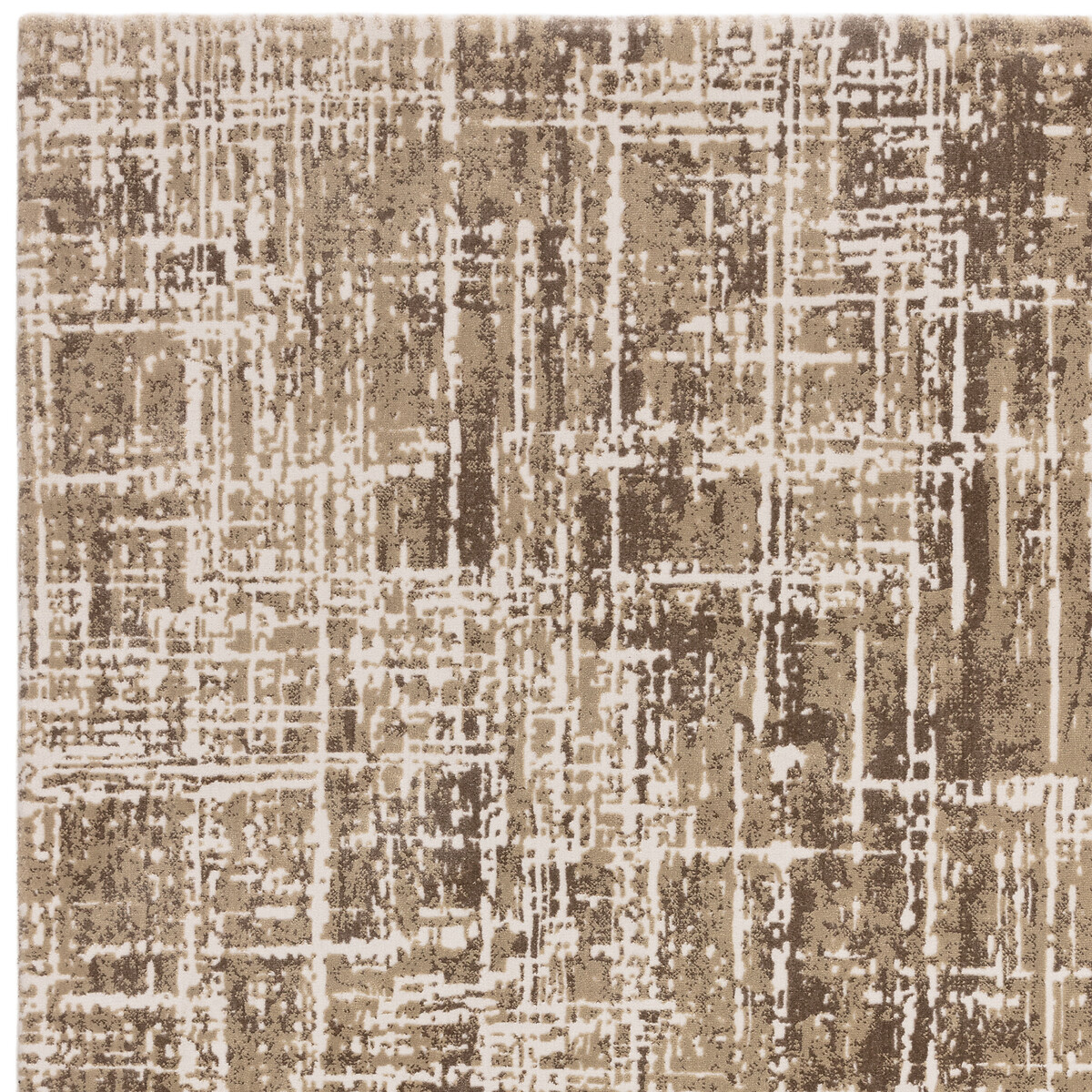 Distressed Abstract Rug beige, ÉDITÉ