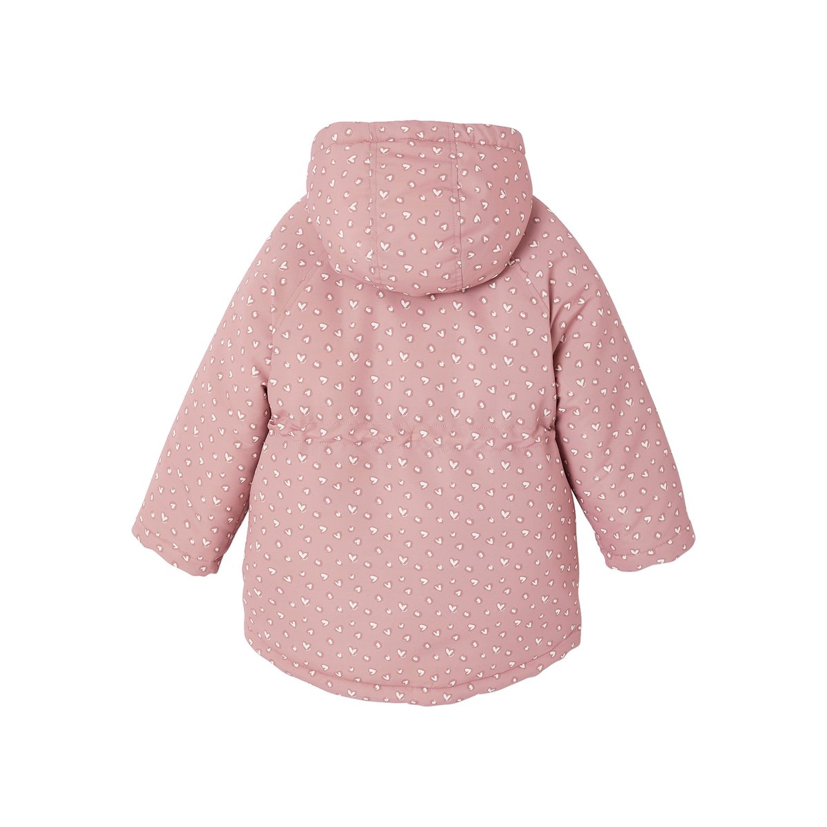 Parka à capuche 3 en 1 parka + veste matelassée bois de rose, VERTBAUDET