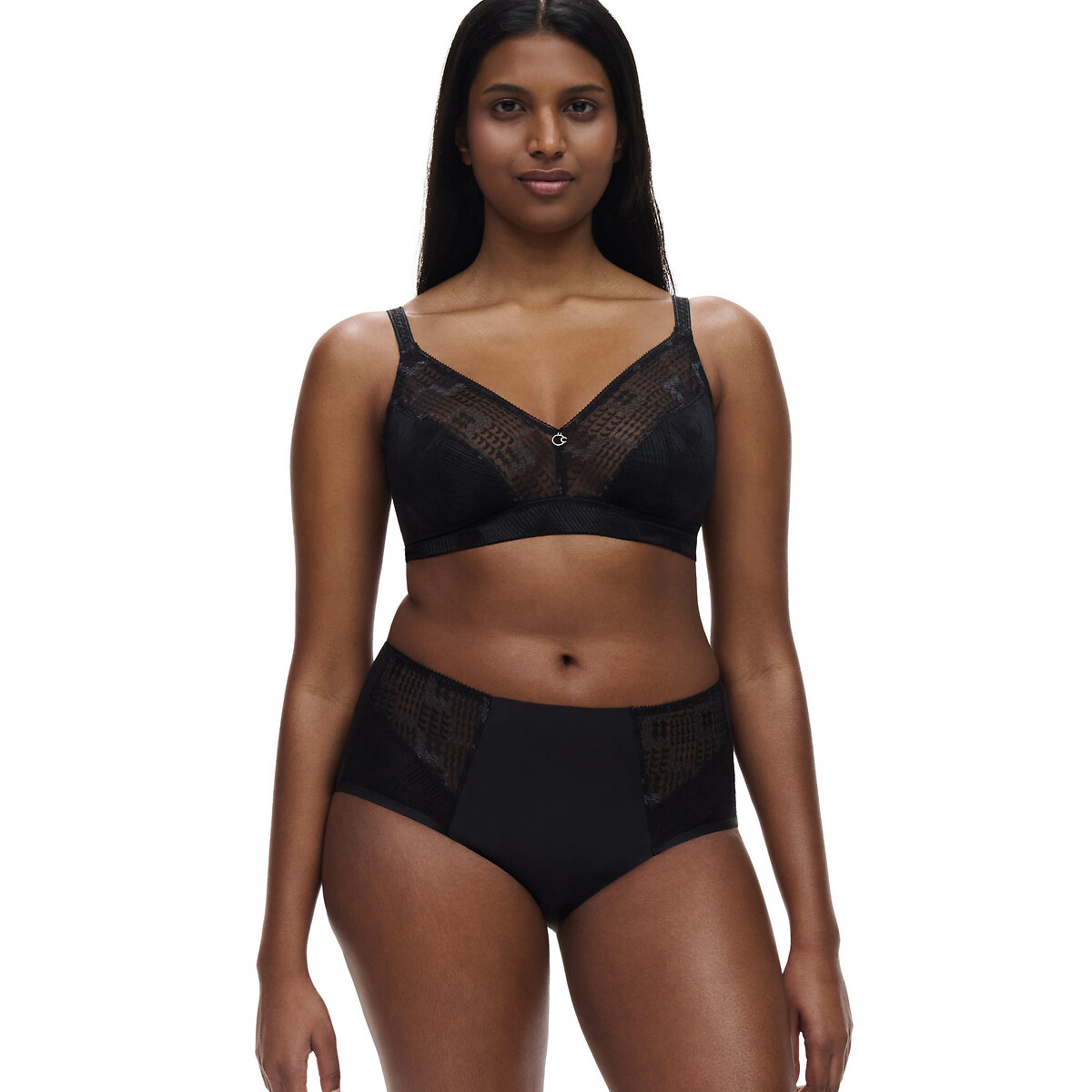 Soutien-gorge sans armatures Intrigue noir, CHANTELLE