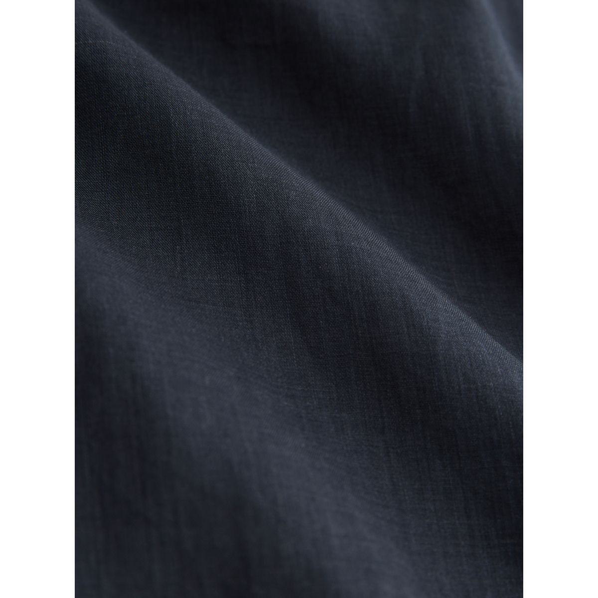 Robe chemise mi-longue avec ramie bleu marine, NEXT