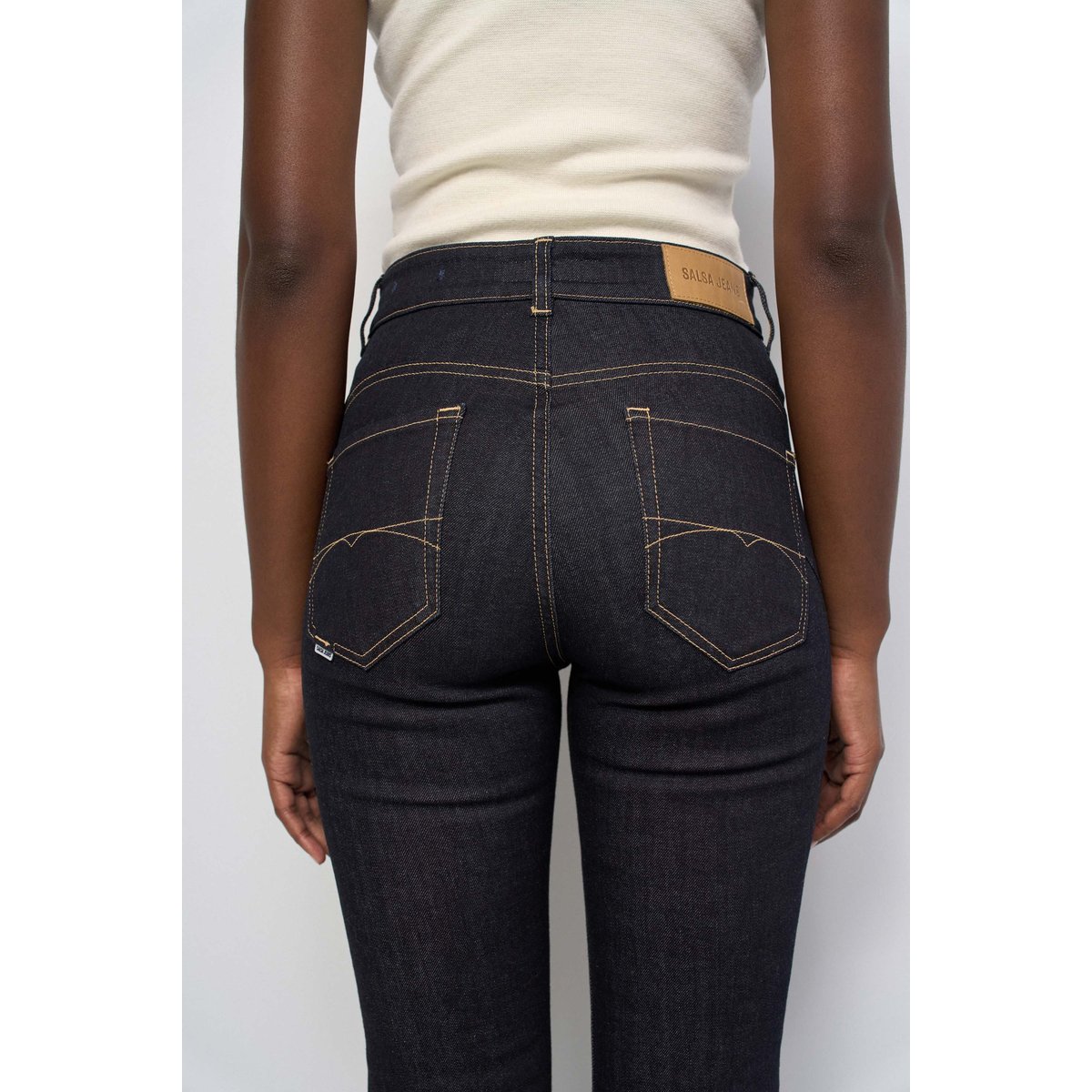 JEAN FAITH PUSH IN BOOTCUT bleu foncé, SALSA JEANS