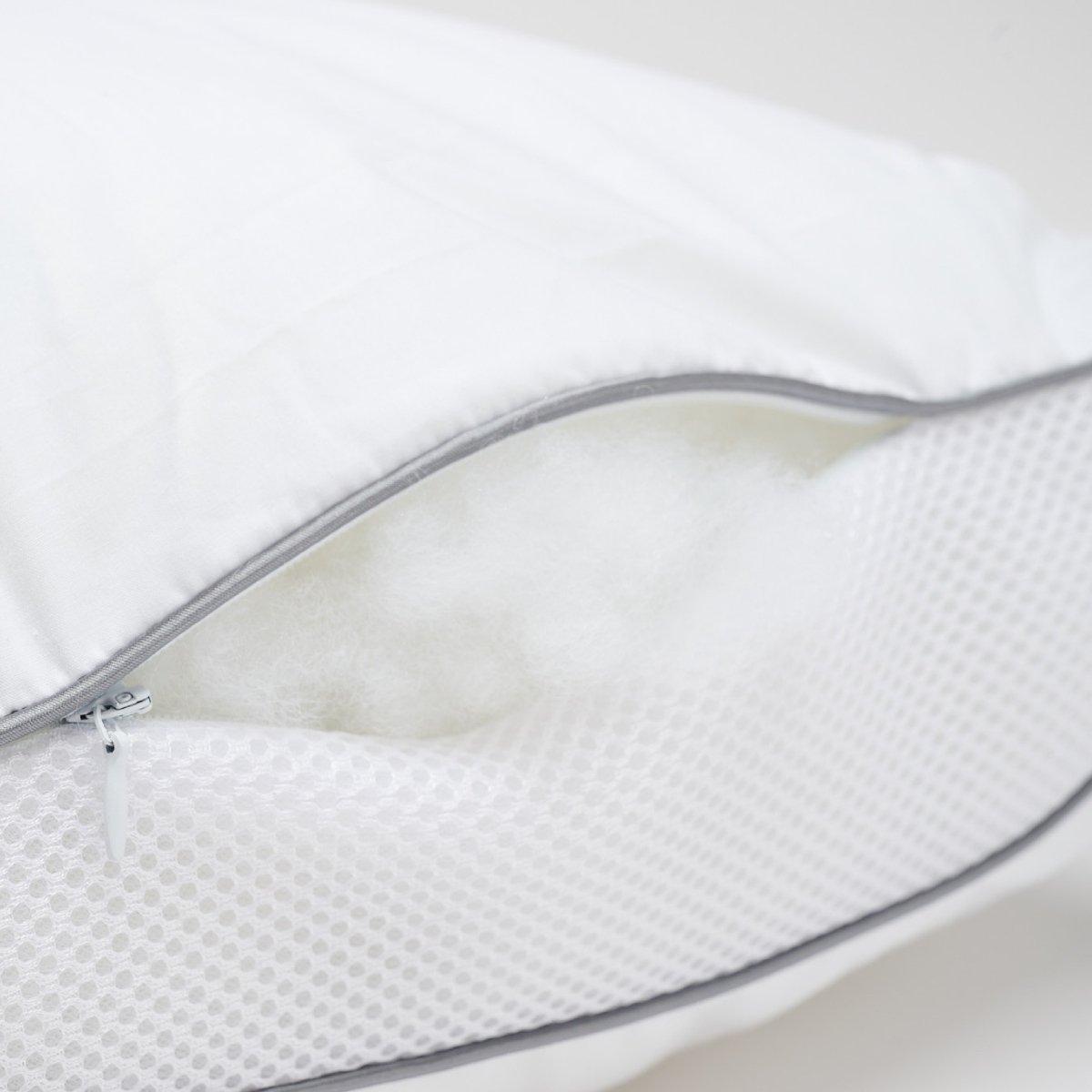 Oreiller souple Premium Ventilé blanc, BLEU CALIN