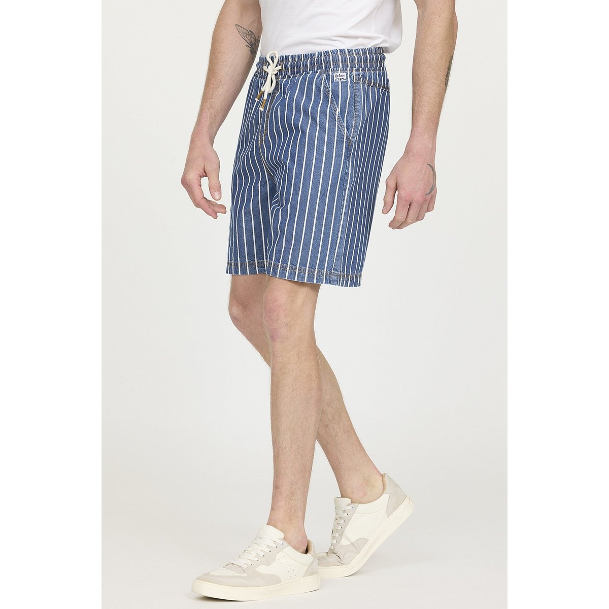 Short coton regular NORY bleu clair, LEE COOPER