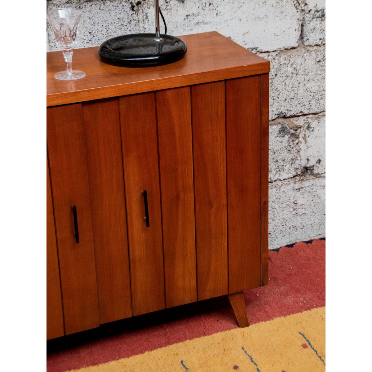 Grande enfilade en bois Margaret N°404 - Bon état bois foncé, DEBONGOUT