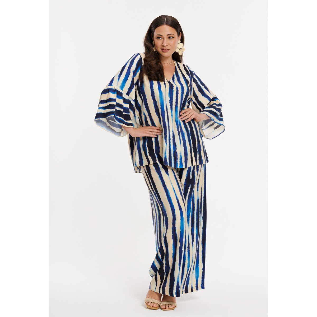 Tunique Flare Fit bleu, YOEK
