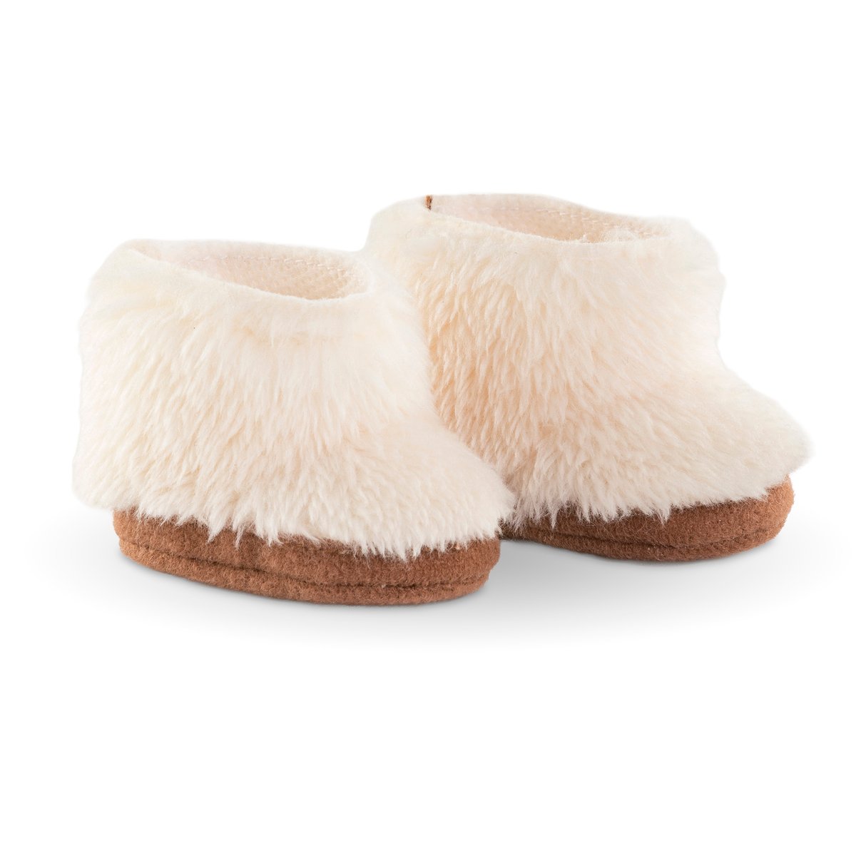 Bottes Moumoute Ivoire pour poupée ma Corolle couleur unique, COROLLE