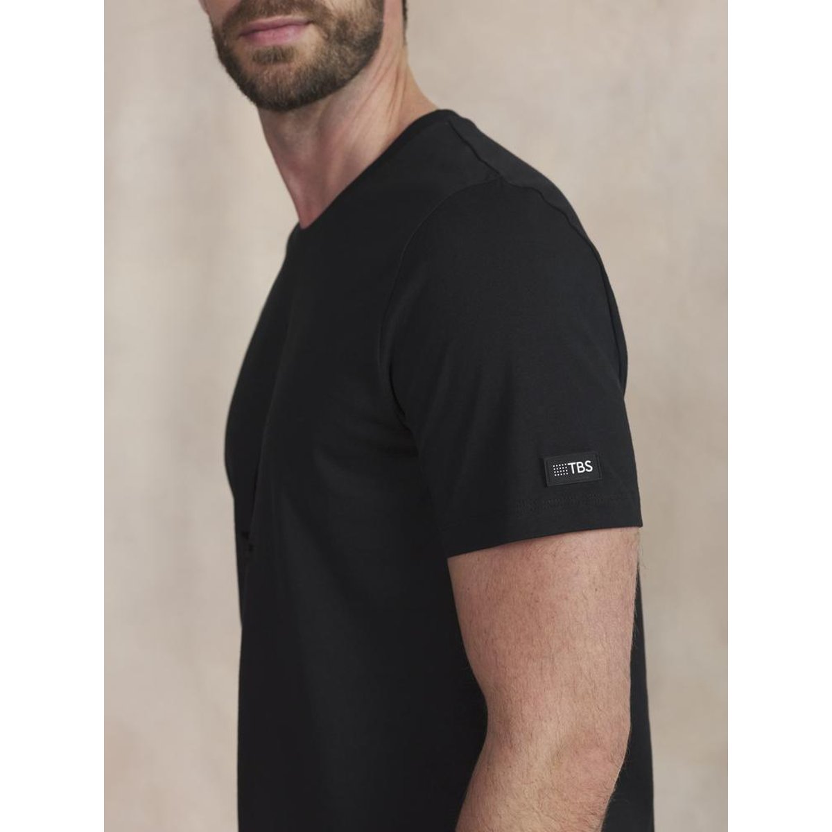T-shirt manches courtes BRIANTEE noir, TBS