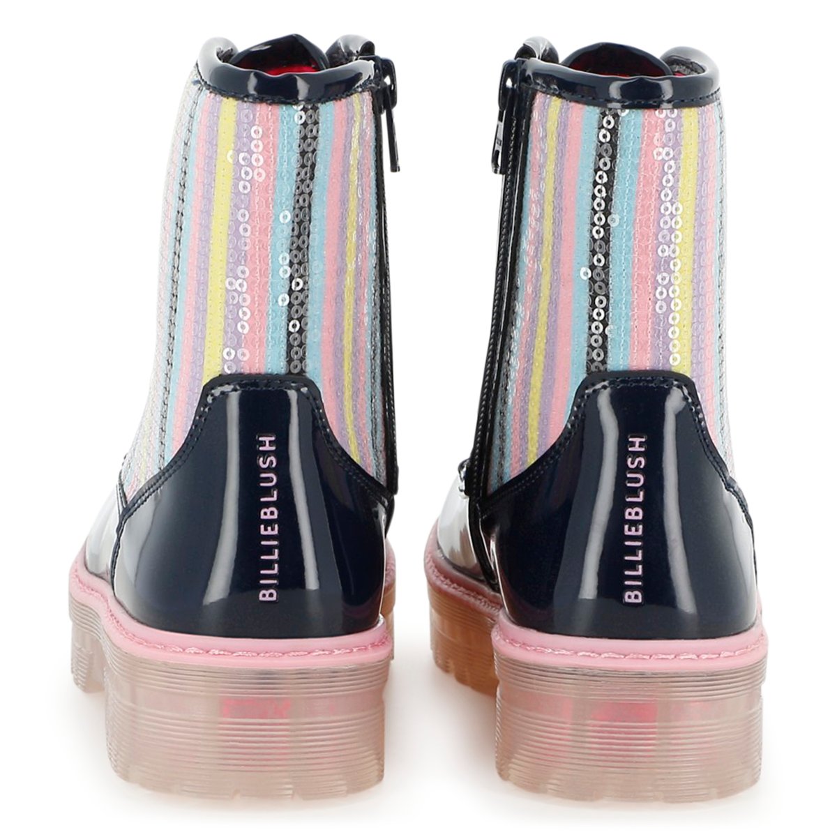 Bottines à lacets indigo blue, BILLIEBLUSH