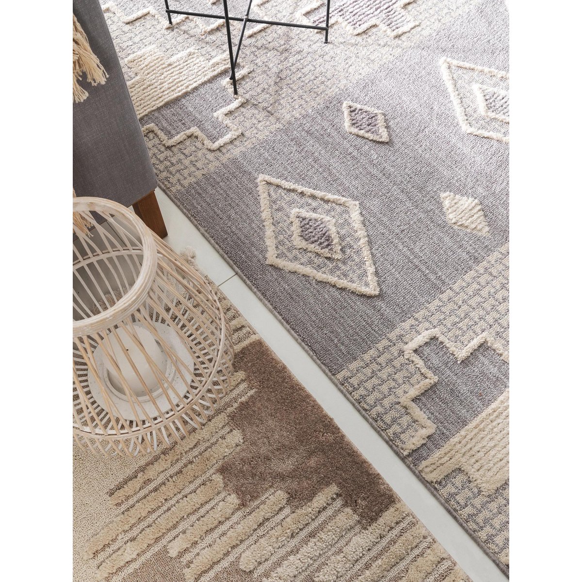 Tapis OYO crème/beige, BENUTA