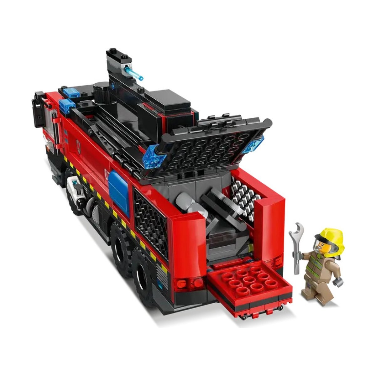 City Le camion de pompiers de l'aéroport multicolore, LEGO
