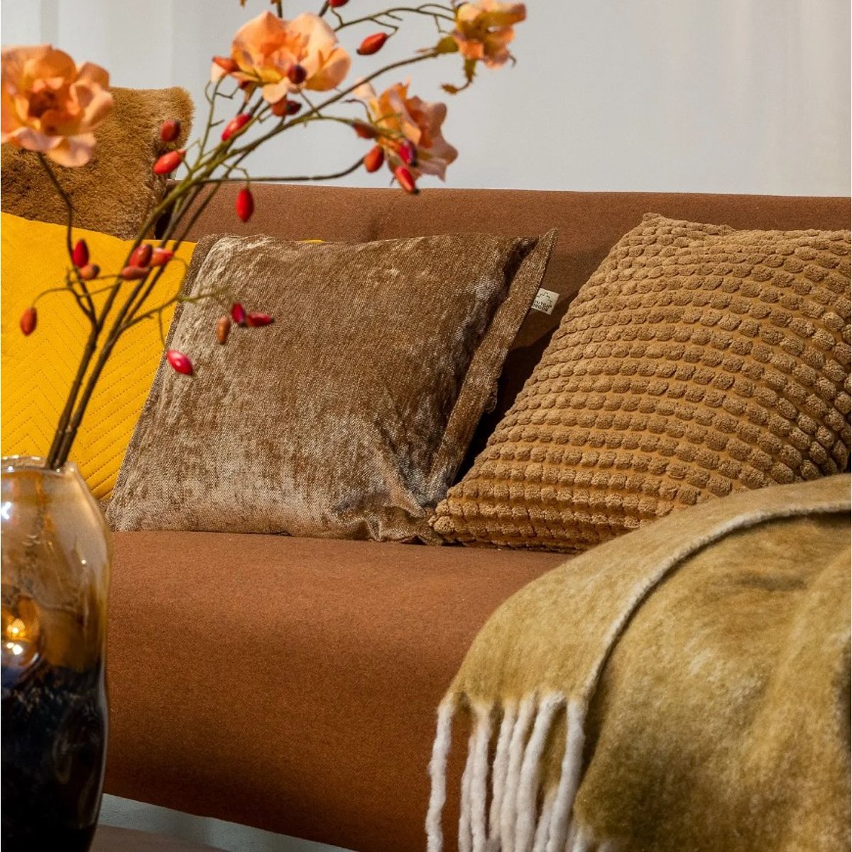 Plaid Libbe brun, DUTCH DECOR
