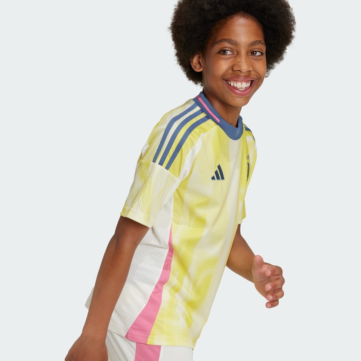 Maillot Extérieur Juventus 24/25 Enfants pure sulfur, adidas Performance