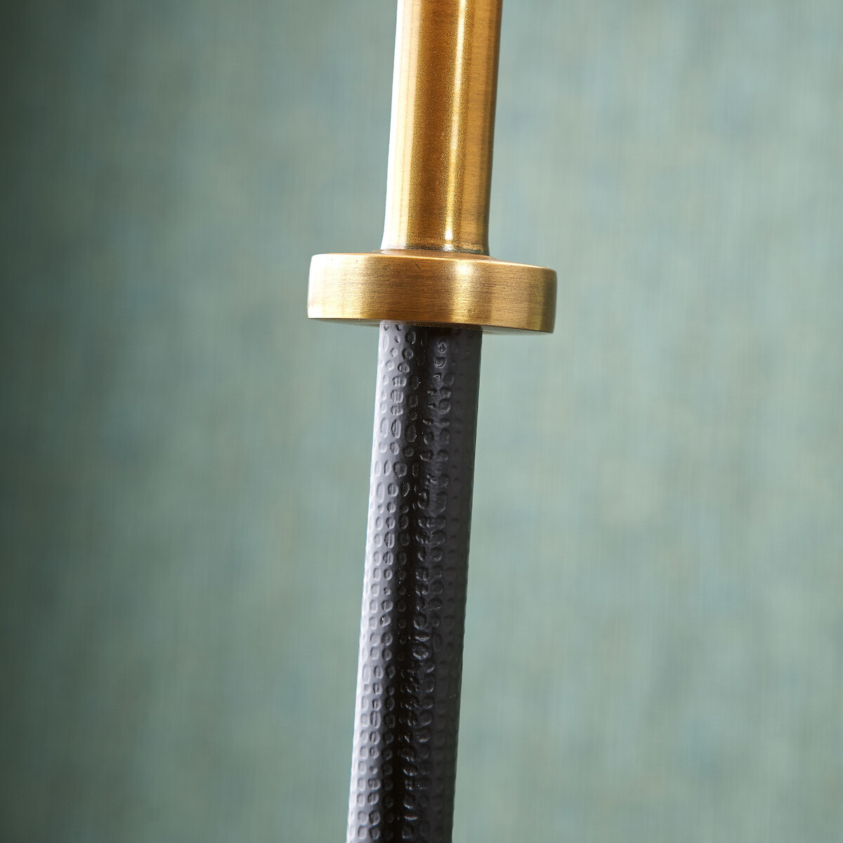 Antoinette Brass Metal Floor Lamp Base black, SO'HOME