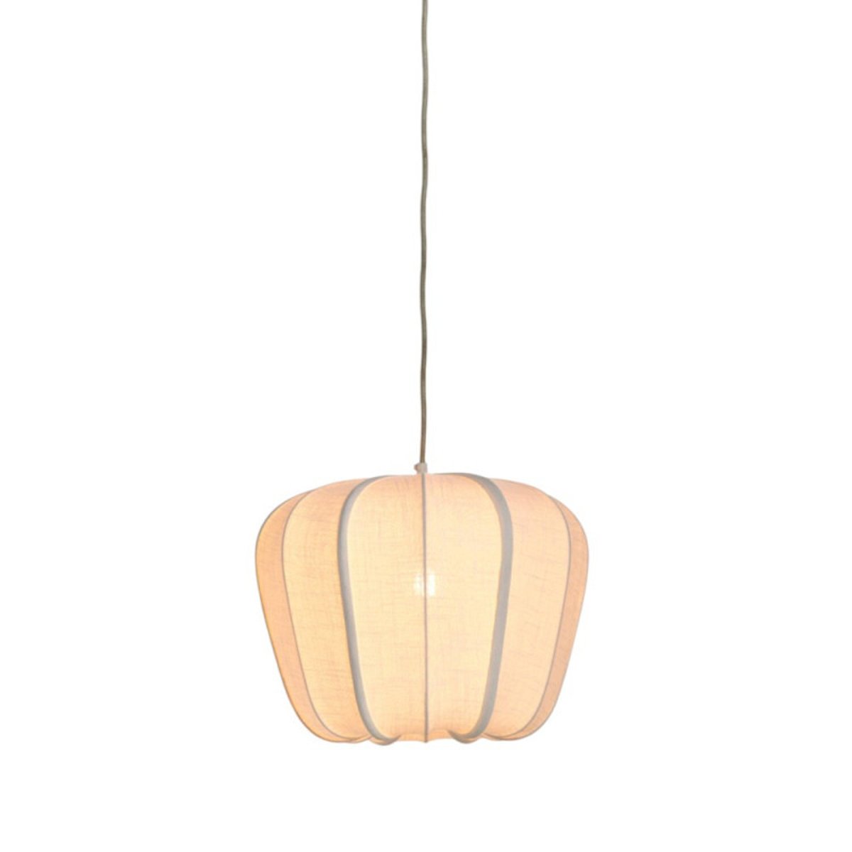 Suspension tissu blanc D40 Zubedo blanc, MILLUMINE
