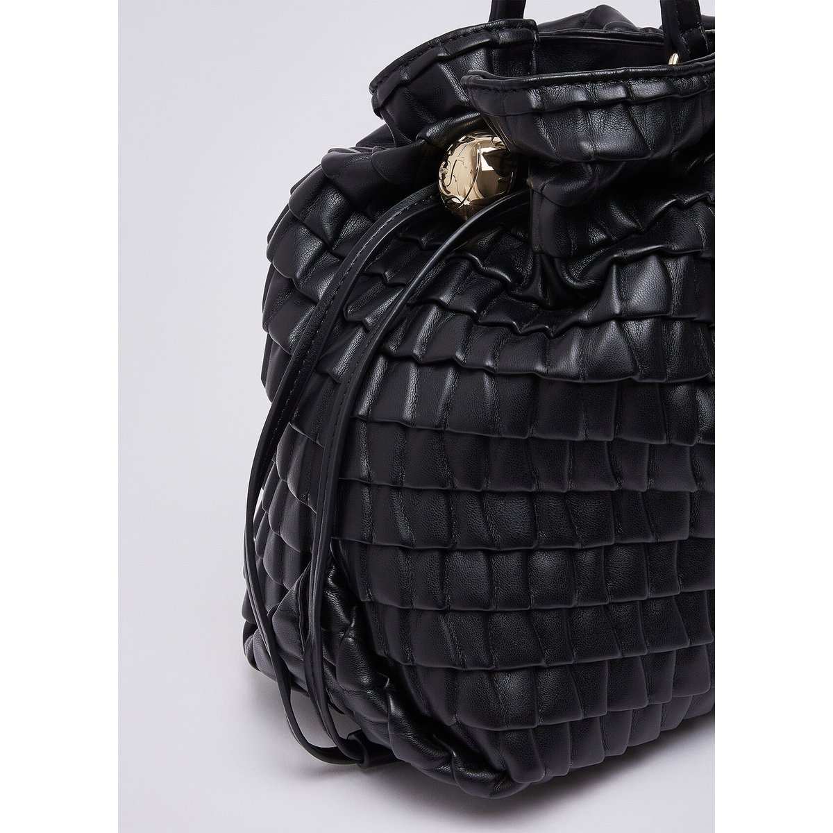 Grand sac Riccy embossé noir, LIU JO