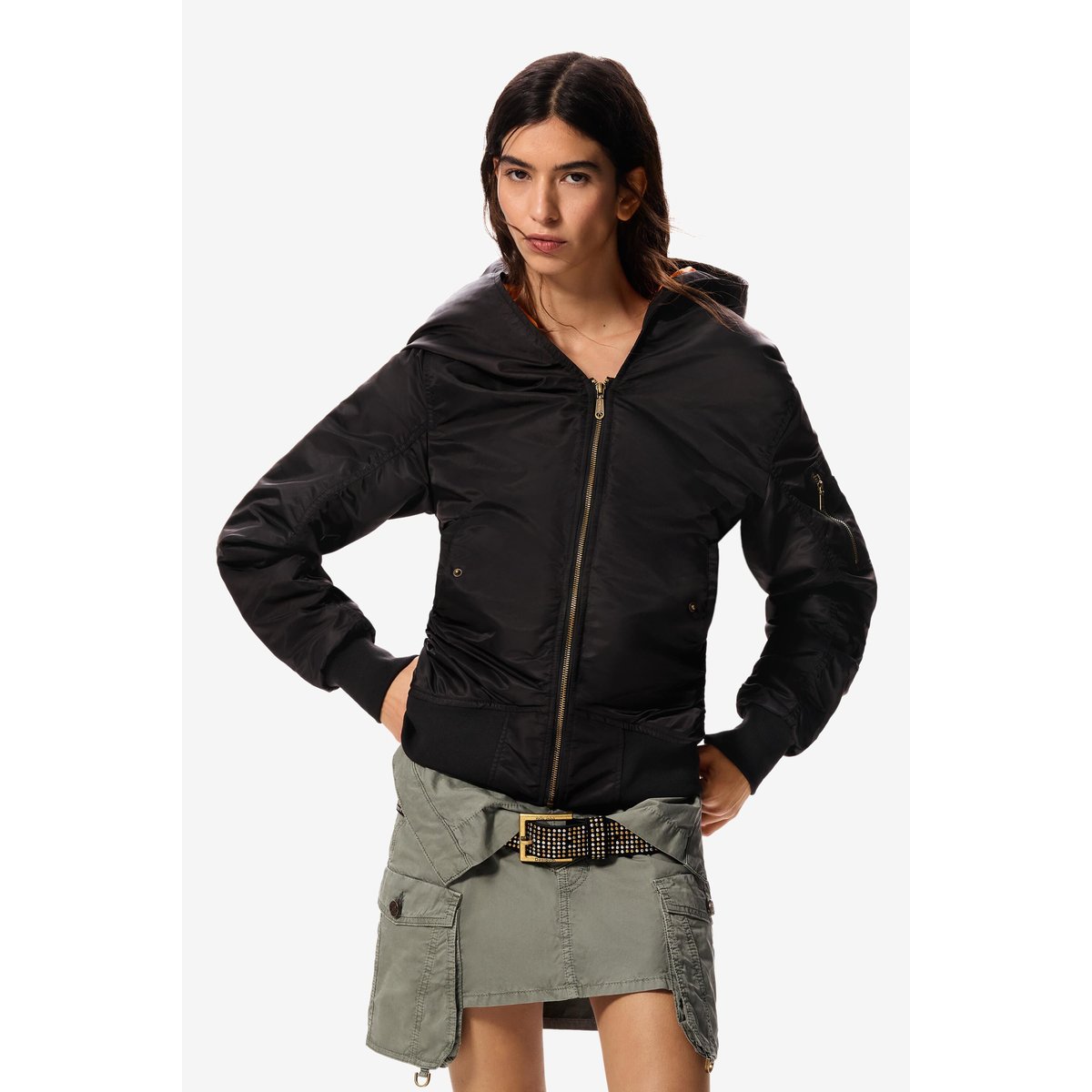 Veste à capuche masha popova noir, DESIGUAL