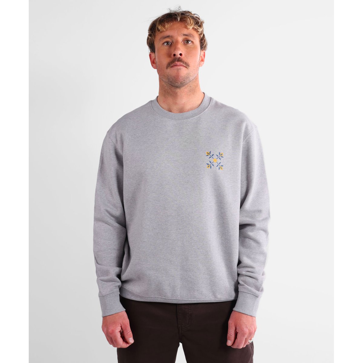 Sweat col rond SEREGOR gris chine, OXBOW