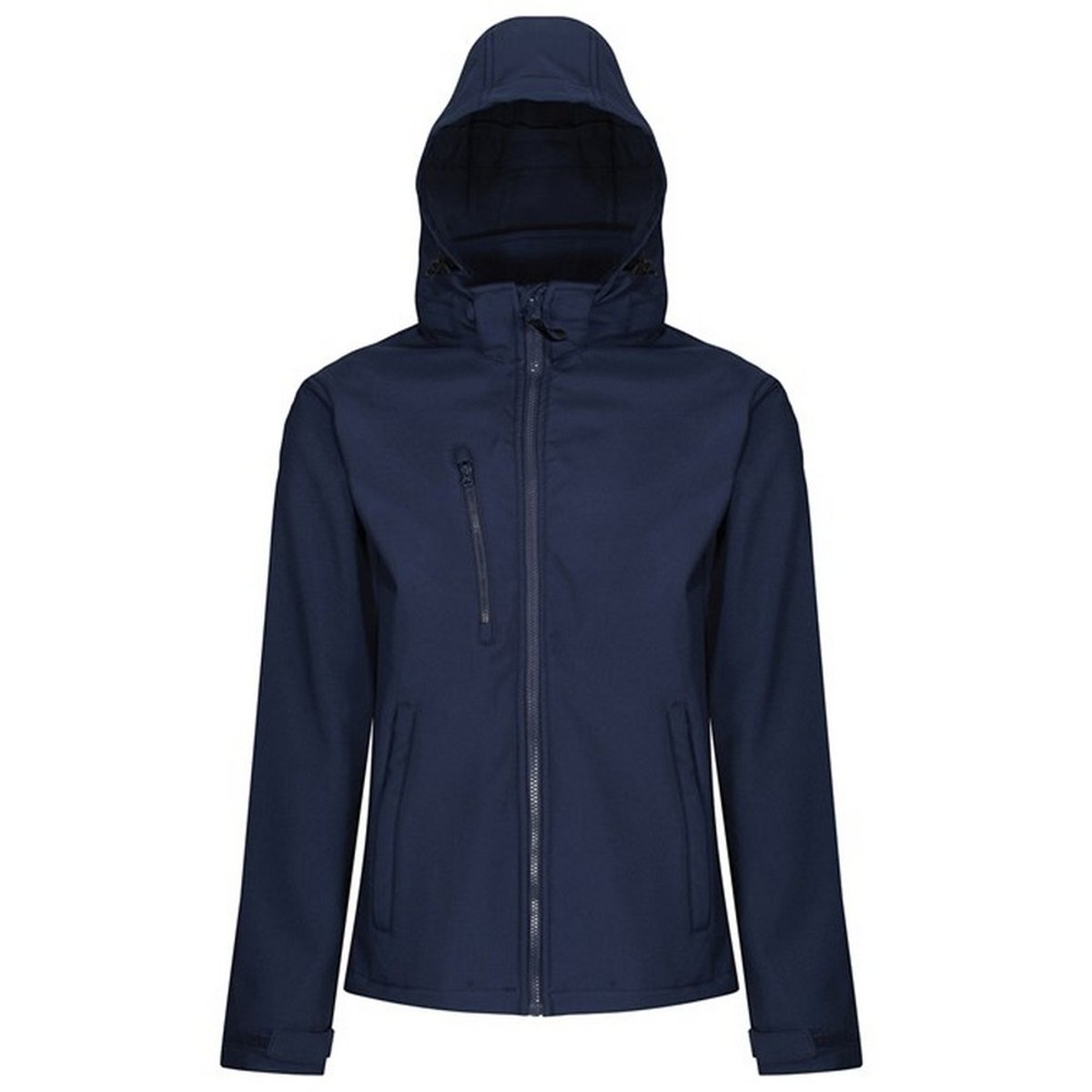Veste softshell unie à capuche VENTURER bleu marine, REGATTA