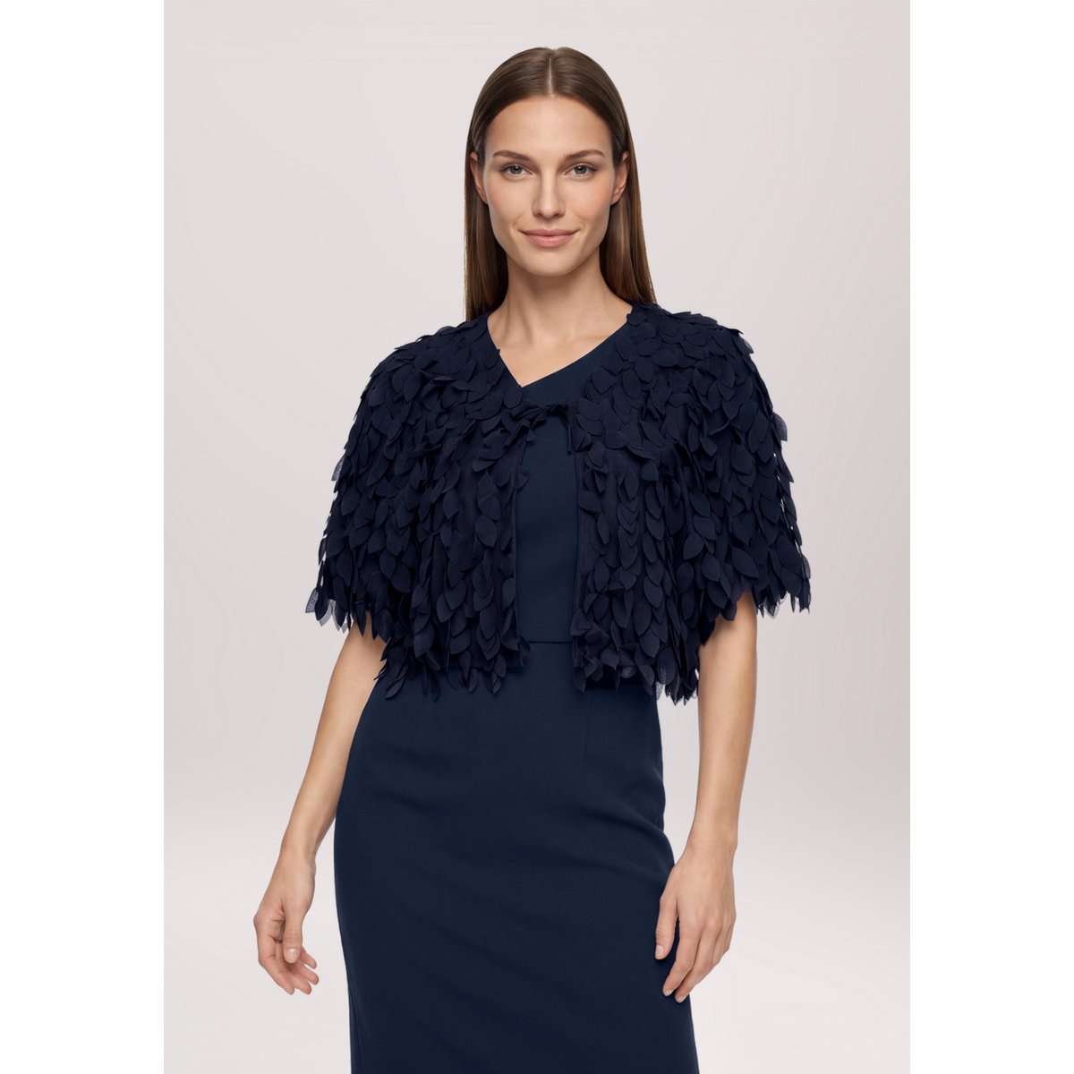 Veste façon blouse de coupe droite night sky, VERA MONT
