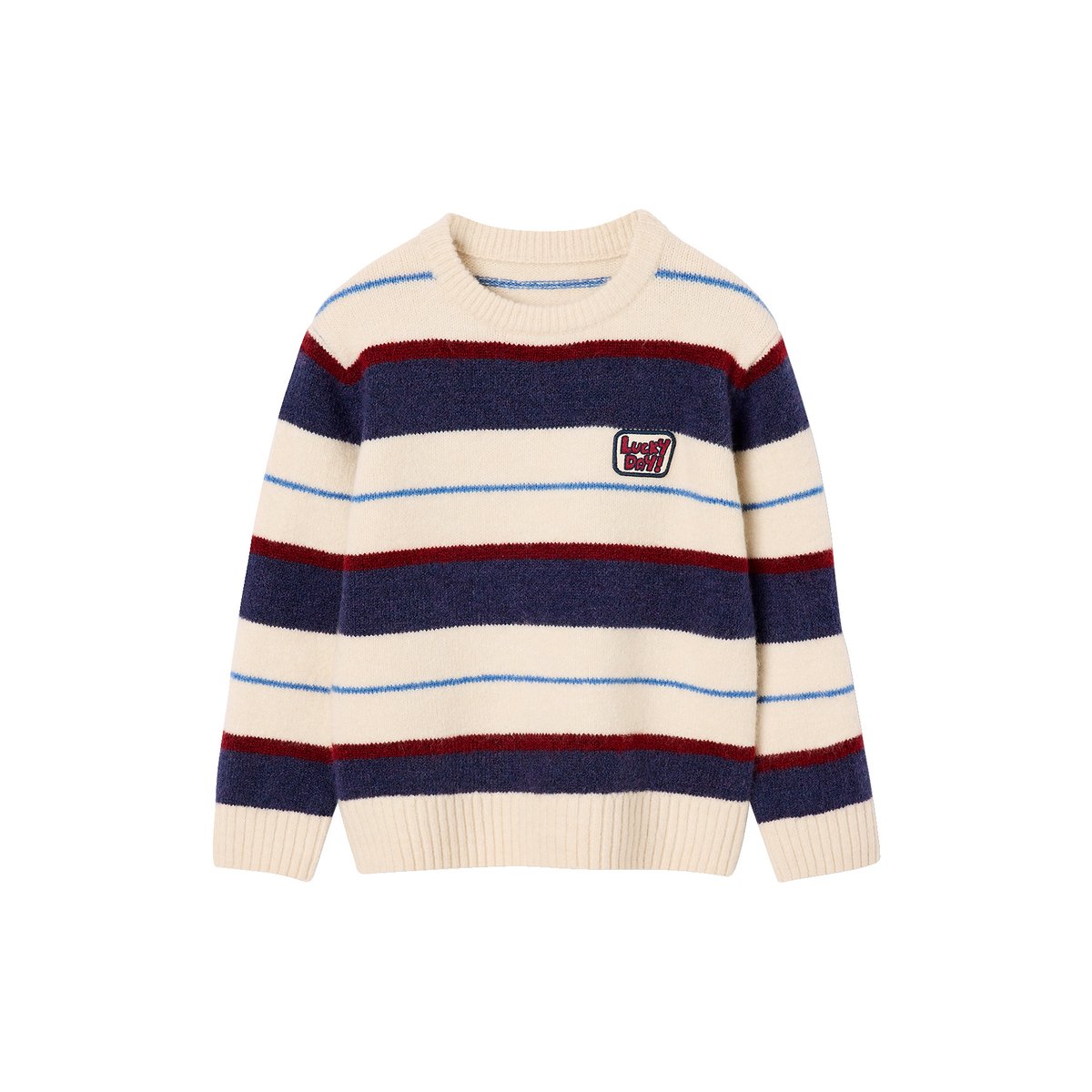 Pull manches longues marine, VERTBAUDET