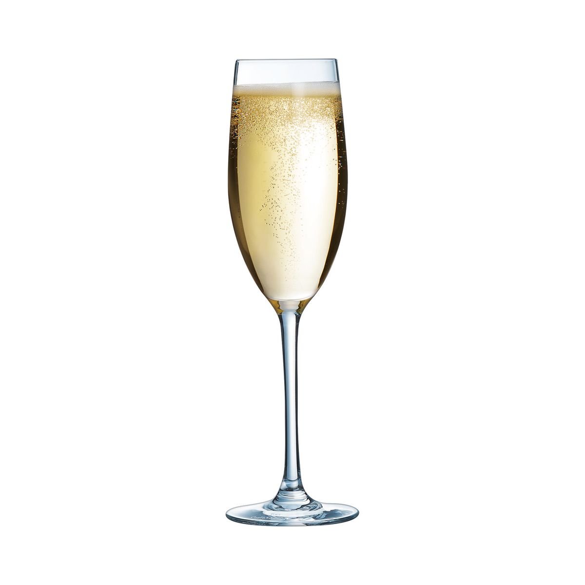 Lot de 6 flûtes à champagne cristallin 24cL, Cabernet transparent, CHEF&SOMMELIER