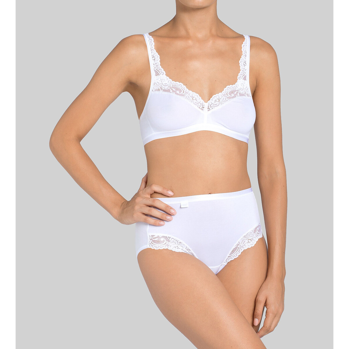 Culotte Romance (lot 4) blanc, SLOGGI