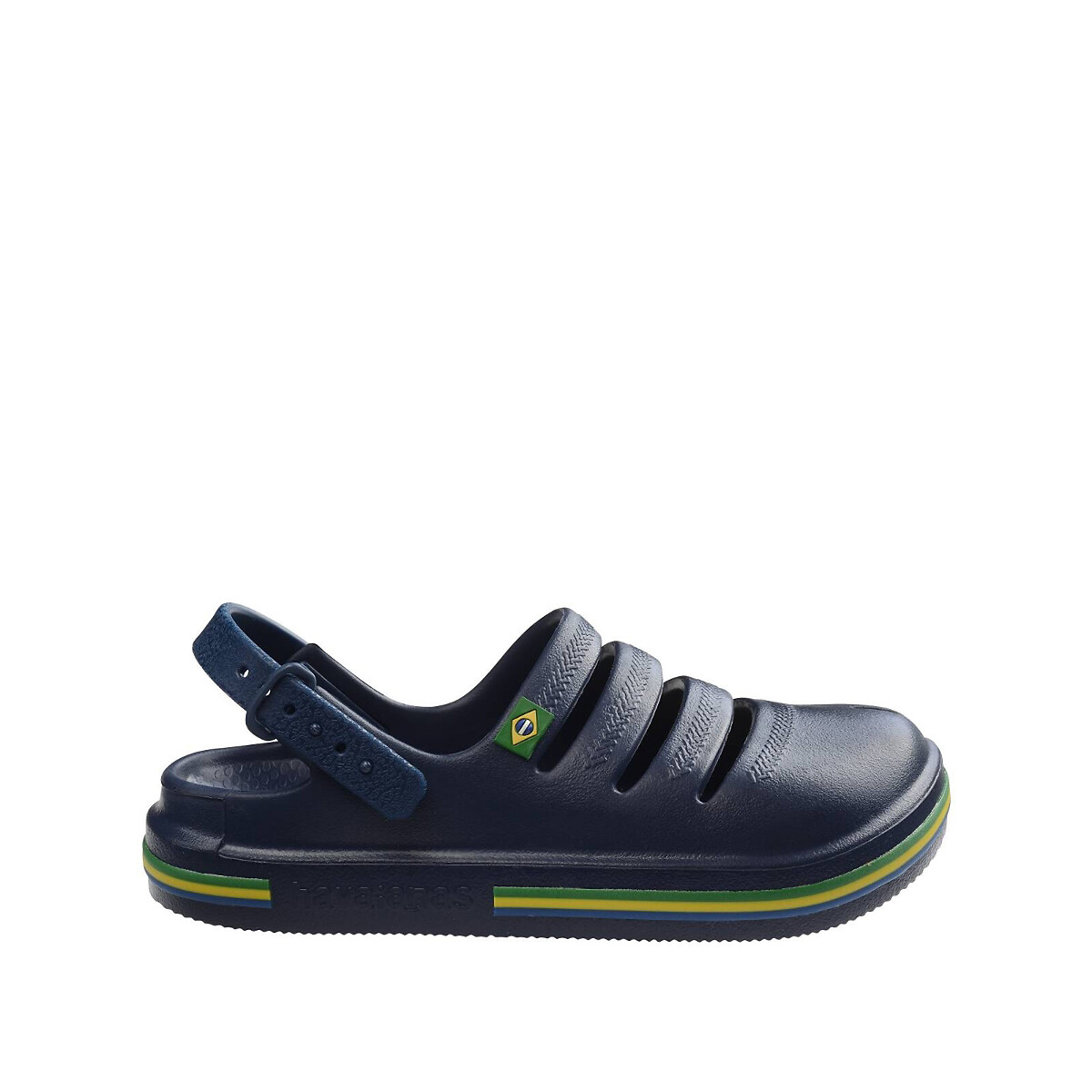 Sabots Kids Clog Brasil bleu marine, HAVAIANAS