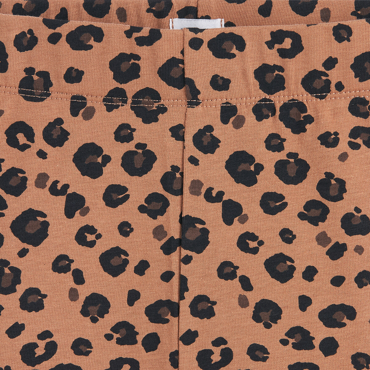 Lot de 2 shorts cycliste noir + imprimé léopard, LA REDOUTE COLLECTIONS