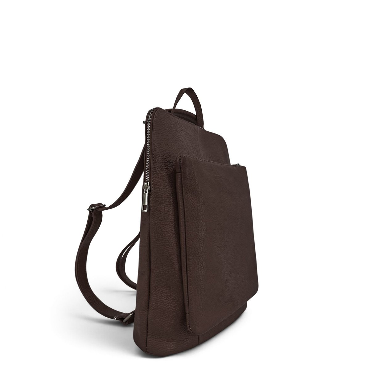 Sac à dos en cuir italien CORFOU chocolat, OH MY BAG