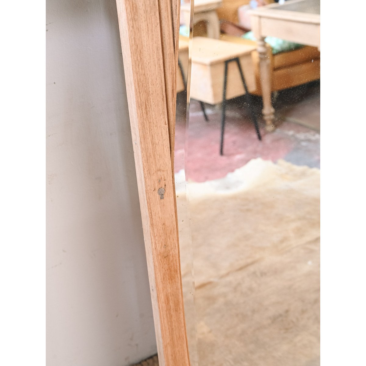 Grand miroir Art Déco en bois Georges N°1450 - Bon état bois foncé, DEBONGOUT
