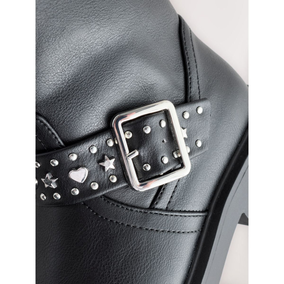Bottes de motard cloutées noir, NEXT