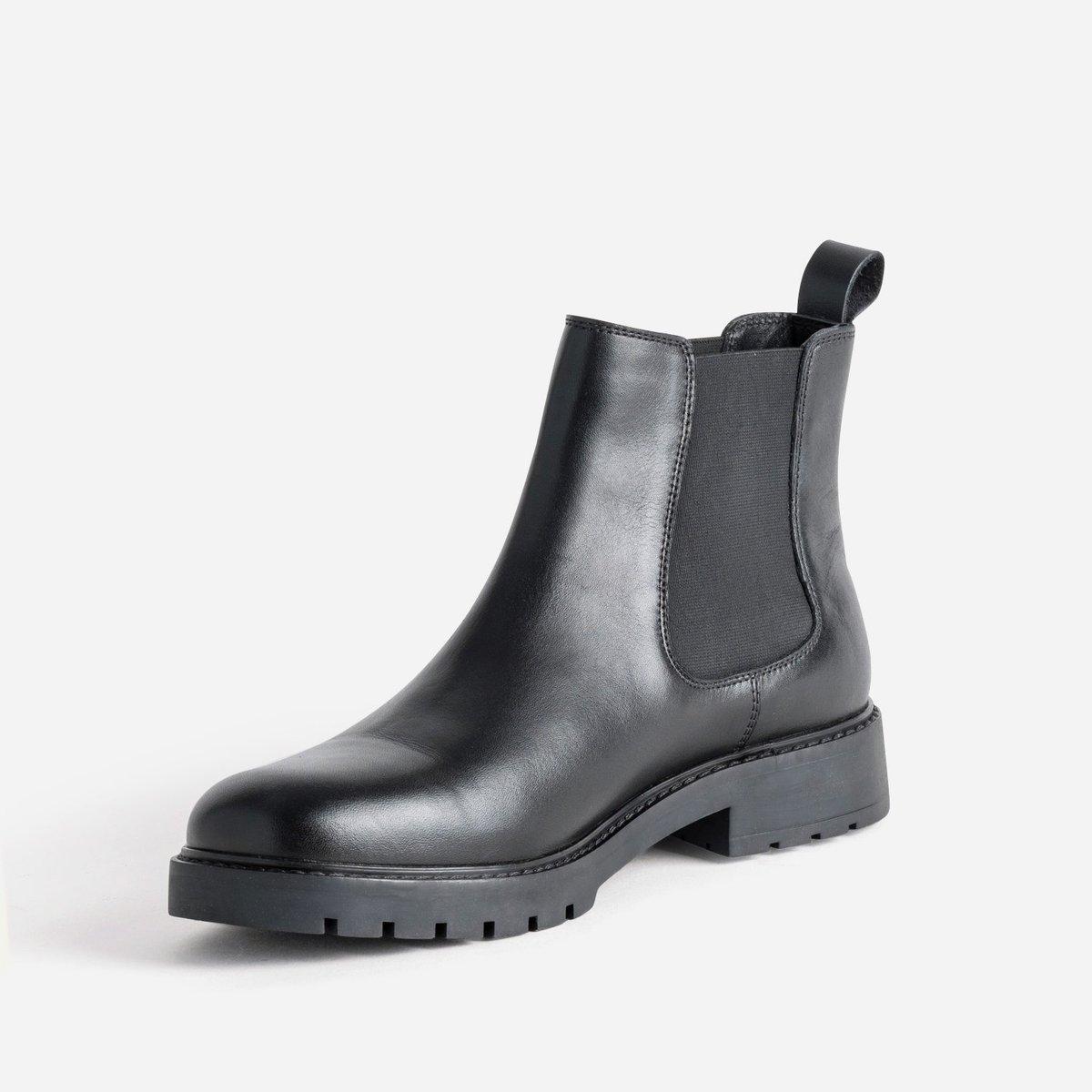 Boots en cuir LAONY noir, ERAM