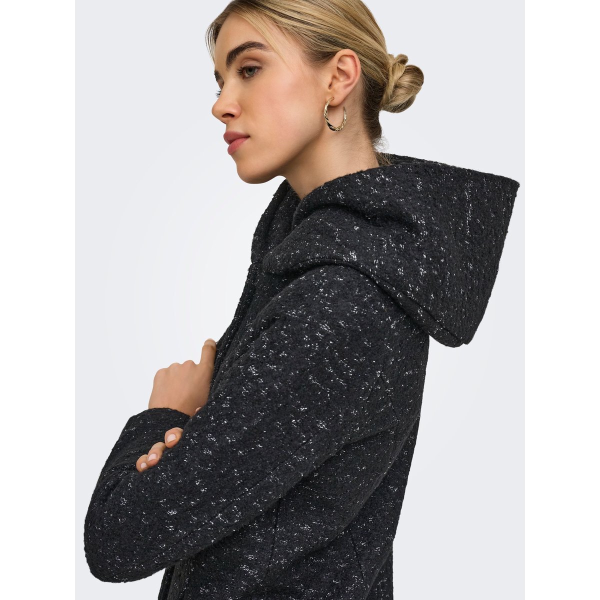 Manteau En Laine black 2, ONLY
