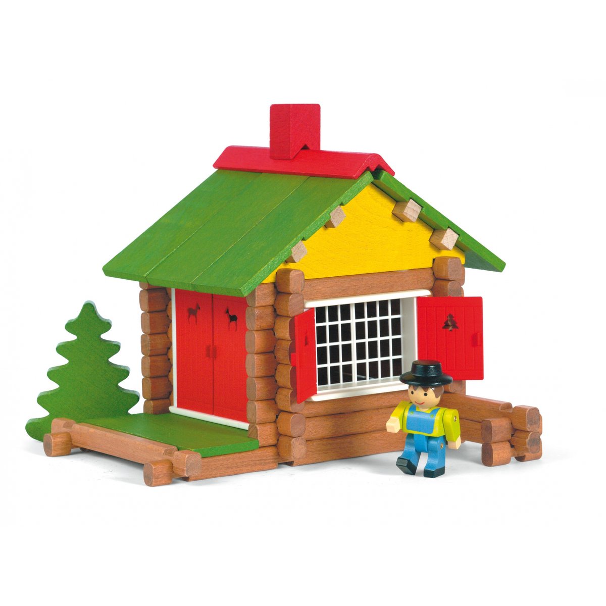 Maison Forestière 100 pièces marron, JEUJURA