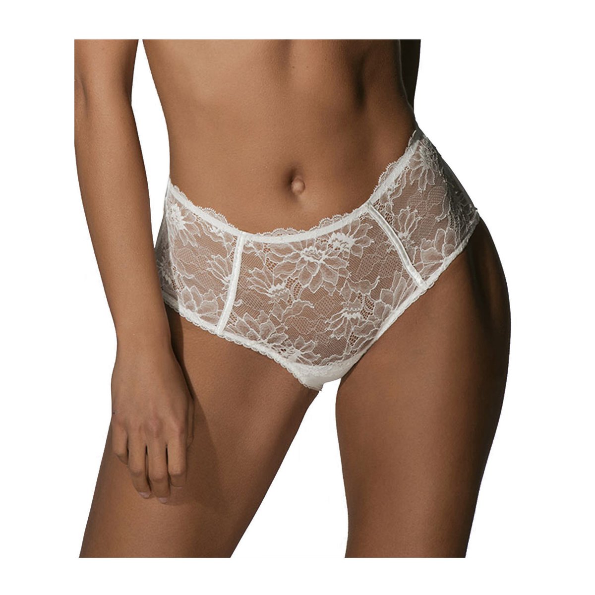 Culotte taille haute Character ivoire, LUNA SPLENDIDA