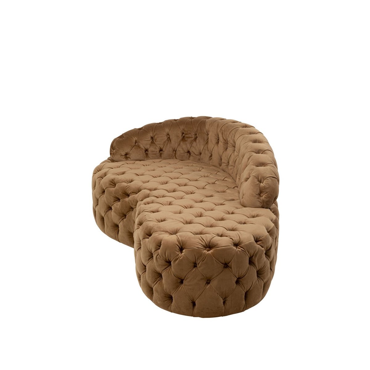 Méridienne en velours, SANTA BARBARA beige, KARE DESIGN