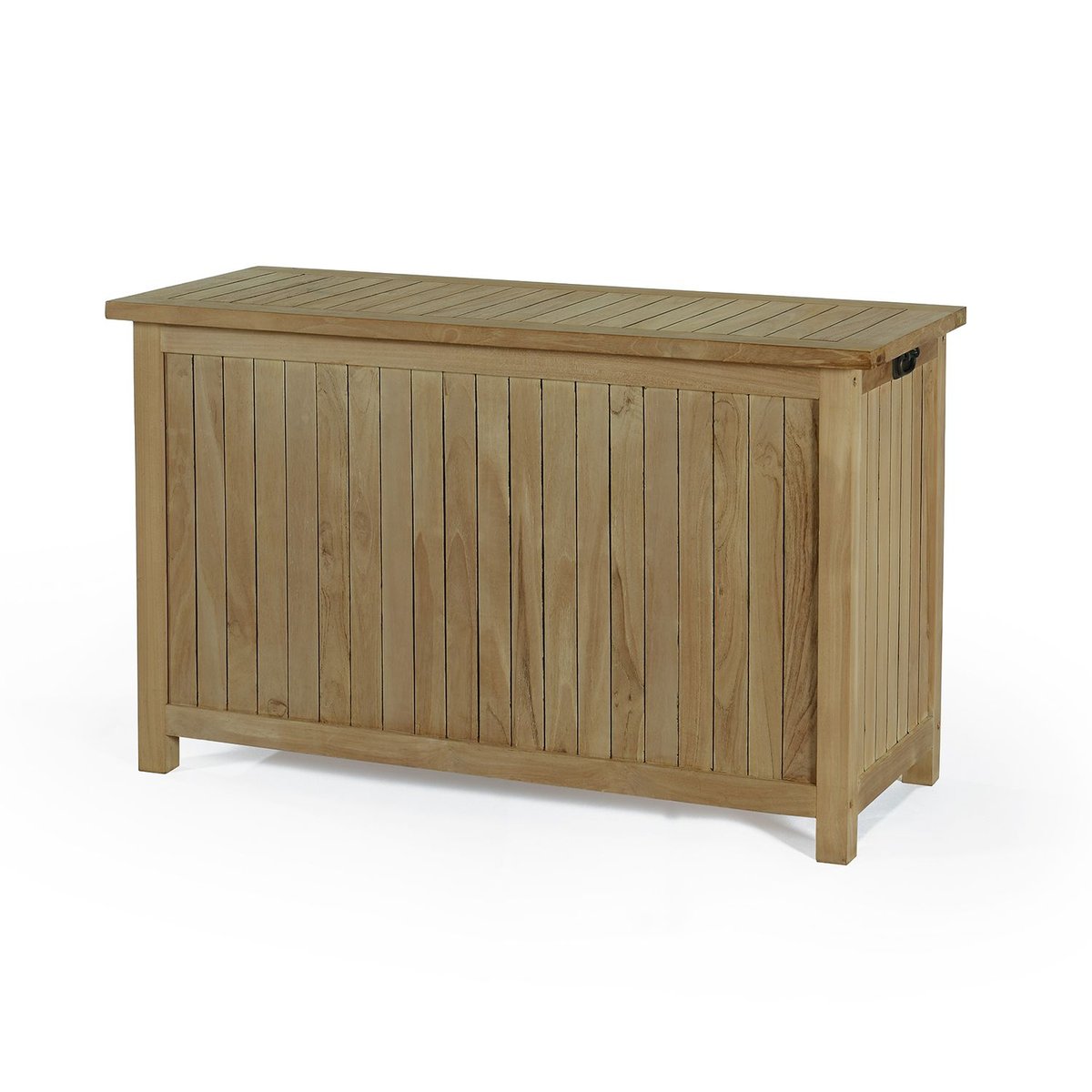 Coffre de jardin en teck massif Aoba naturel, TECK ATTITUDE