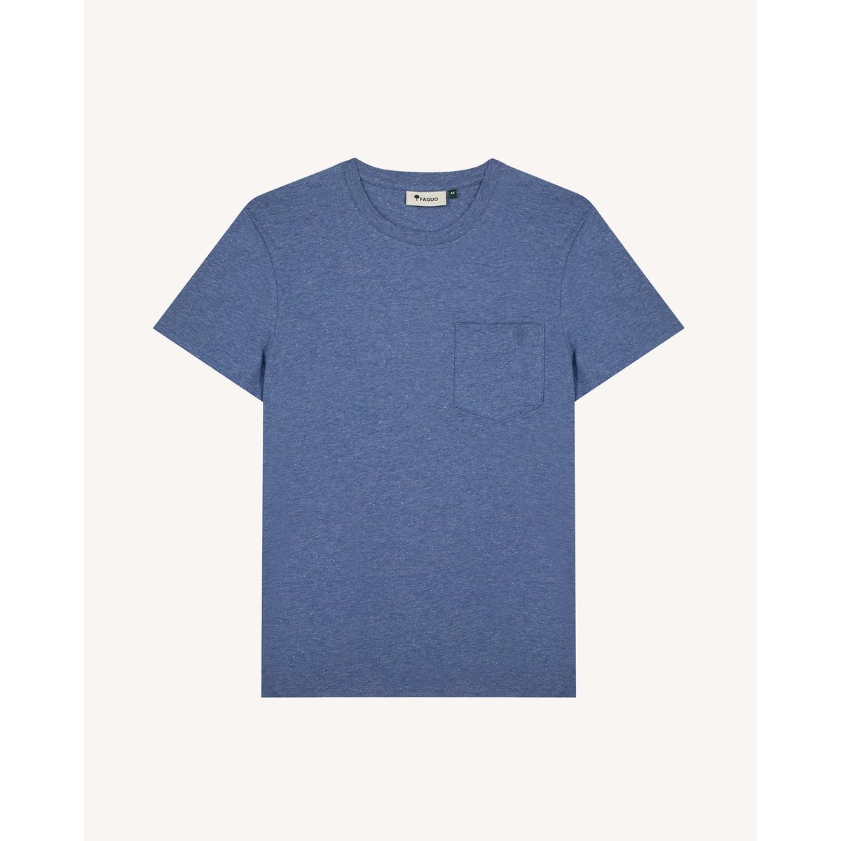 T-shirt en maille bleu, FAGUO