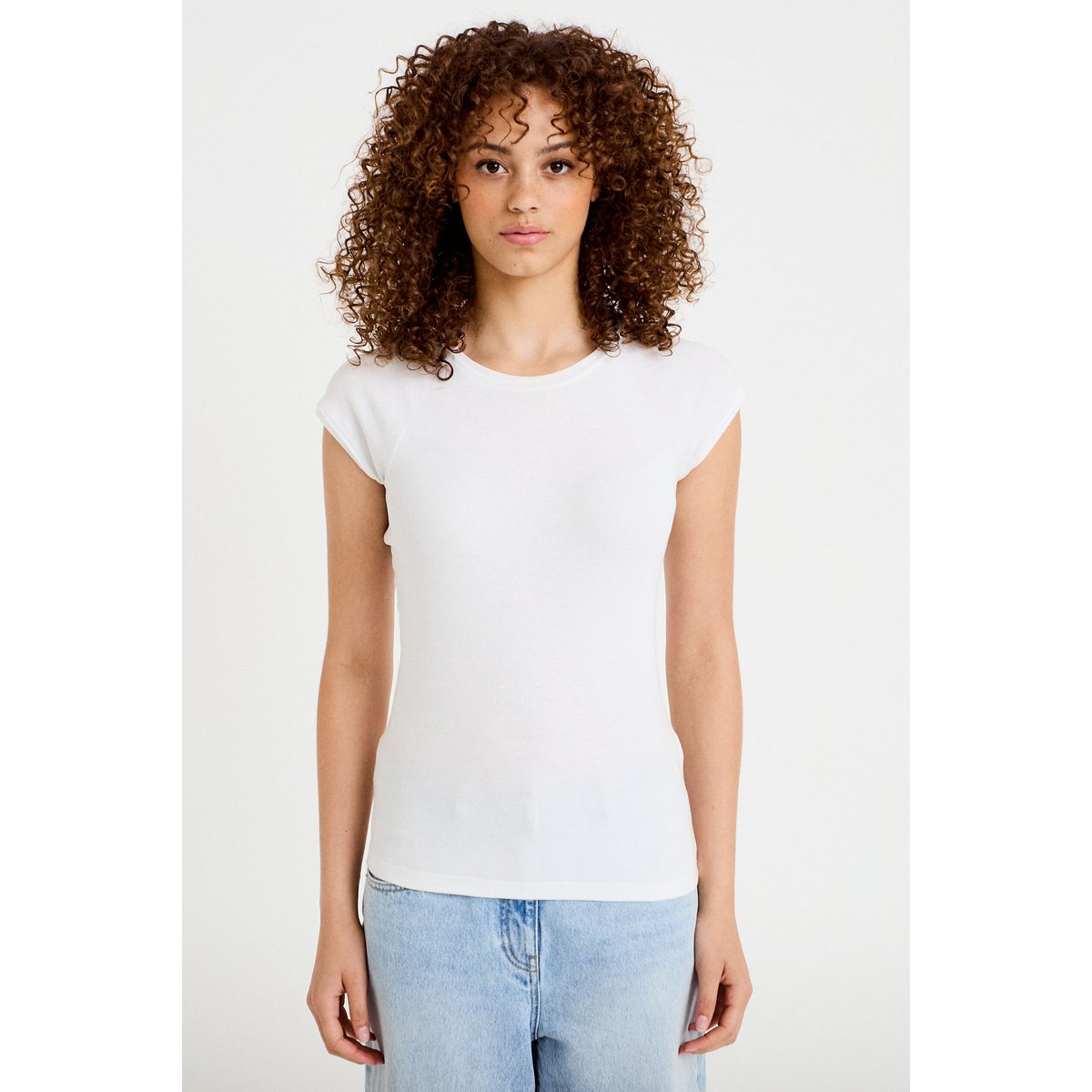 T-shirt manches courtes blanc, CACHE CACHE