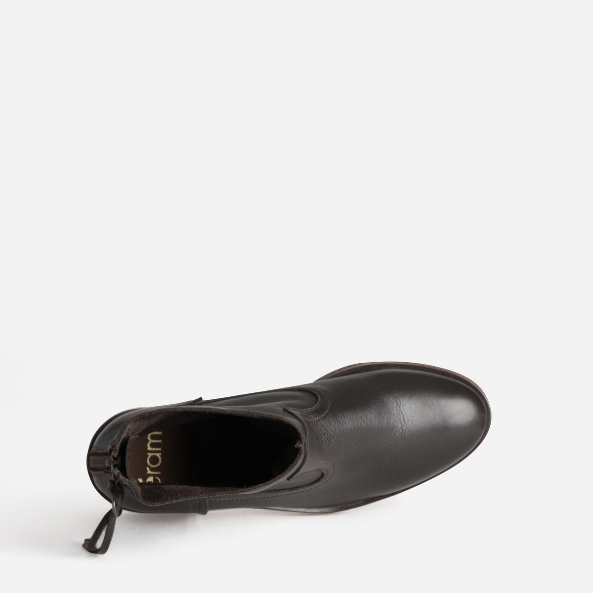 Boots en cuir ARLETTE chocolat, ERAM