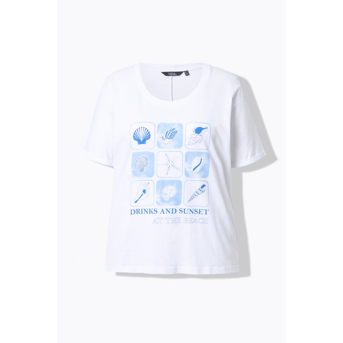 T-shirt blanc neige, ULLA POPKEN